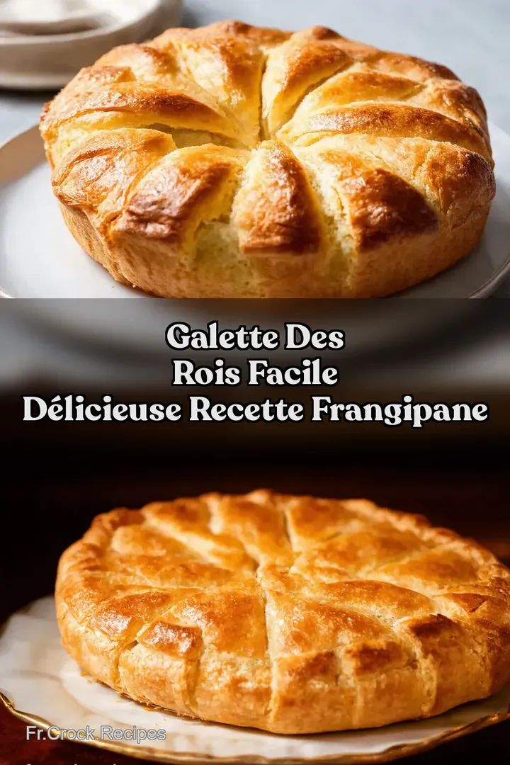 Galette des Rois Facile D&eacute;licieuse Recette Frangipane