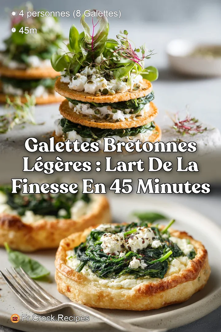 Galettes Bretonnes L&eacute;g&egrave;res : LArt de la Finesse en 45 Minutes