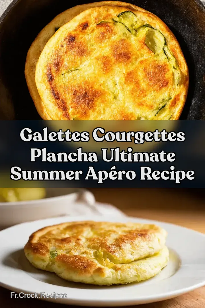 Galettes Courgettes Plancha Ultimate Summer Ap&eacute;ro Recipe