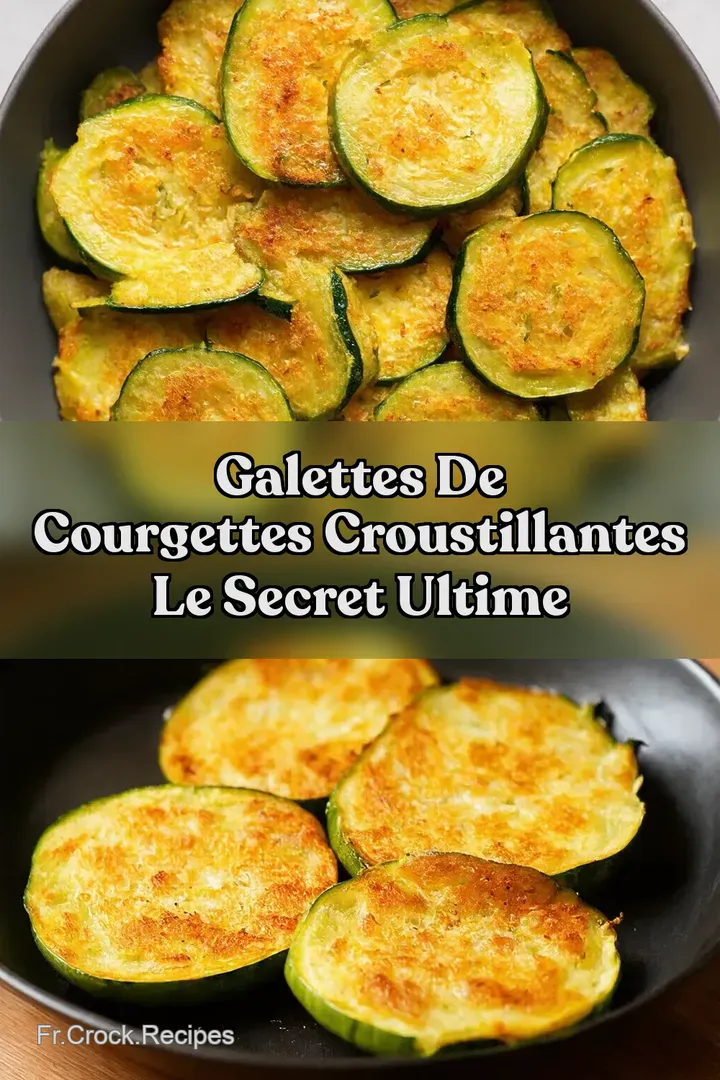Galettes de Courgettes Croustillantes Le Secret Ultime