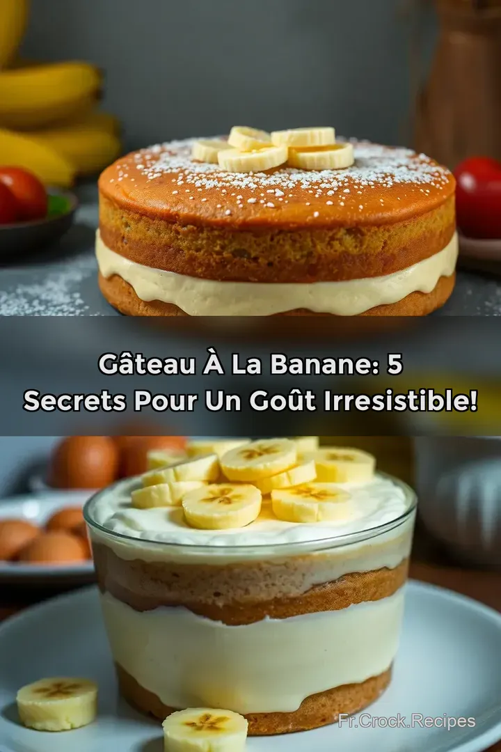 G&acirc;teau &agrave; la Banane: 5 Secrets pour un Go&ucirc;t Irresistible!