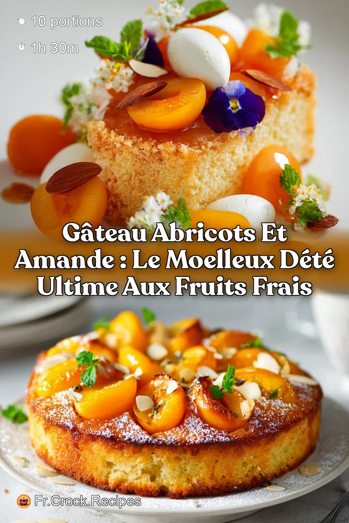 G&acirc;teau abricots et amande : Le moelleux d&eacute;t&eacute; ultime aux fruits frais