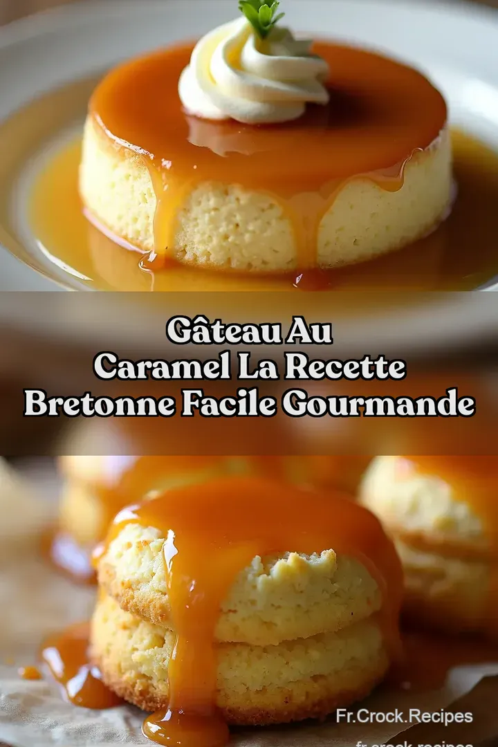 G&acirc;teau au Caramel La Recette Bretonne Facile Gourmande