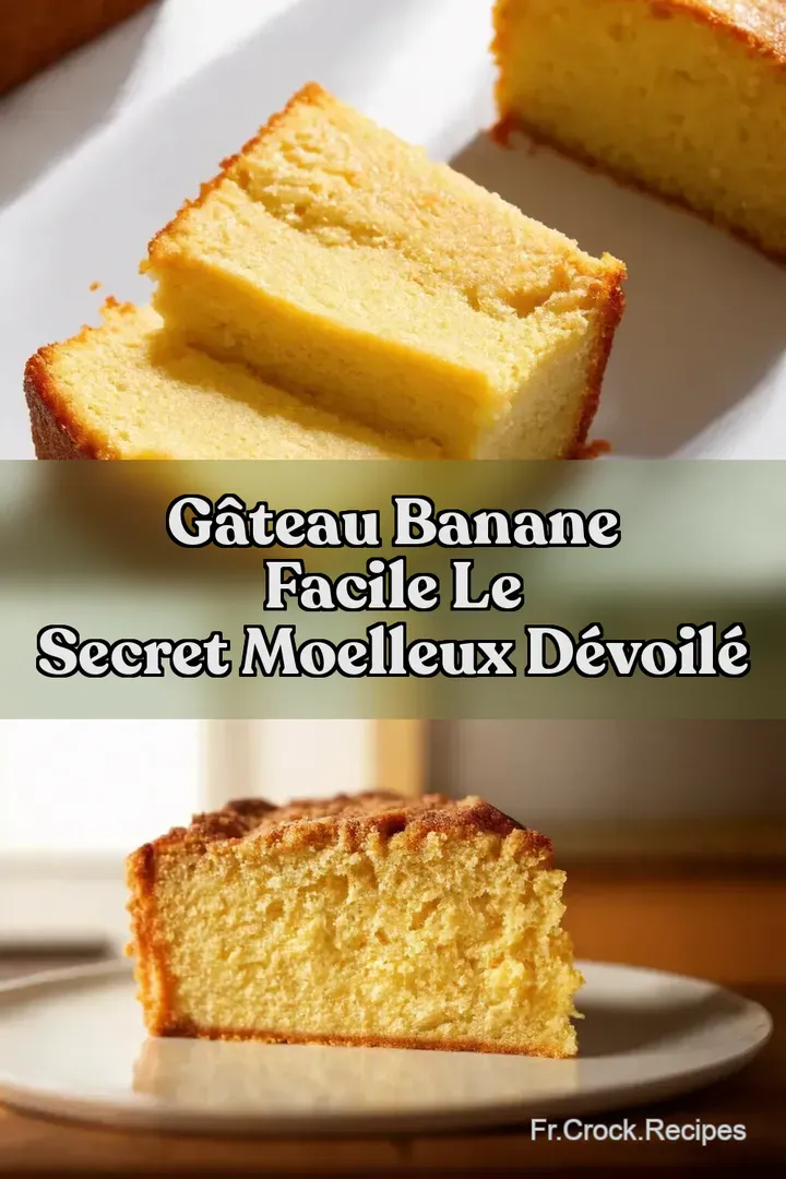 G&acirc;teau Banane Facile Le Secret Moelleux D&eacute;voil&eacute;