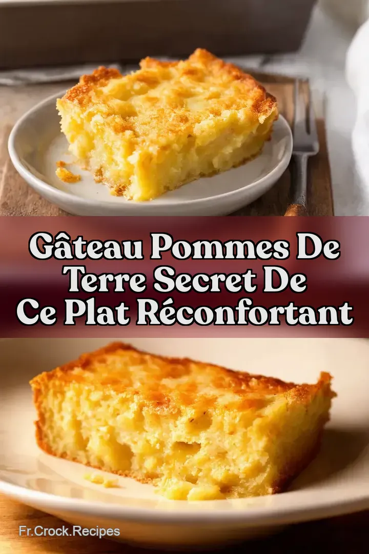 G&acirc;teau Pommes de Terre Secret de ce plat r&eacute;confortant