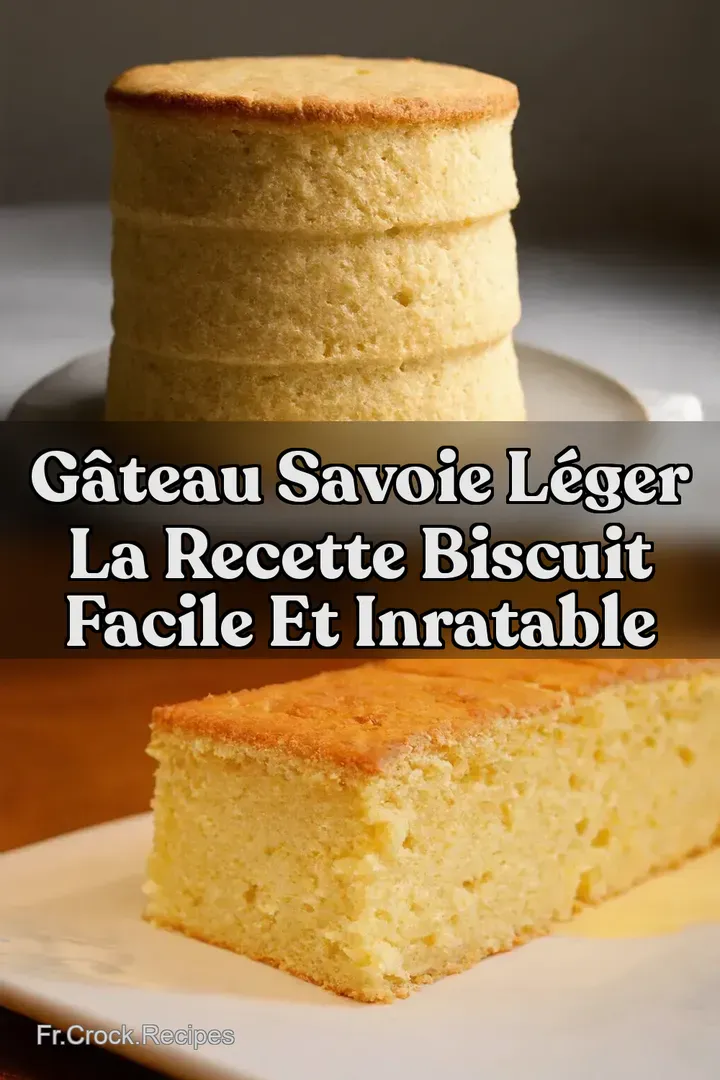 G&acirc;teau Savoie L&eacute;ger La Recette Biscuit Facile et Inratable