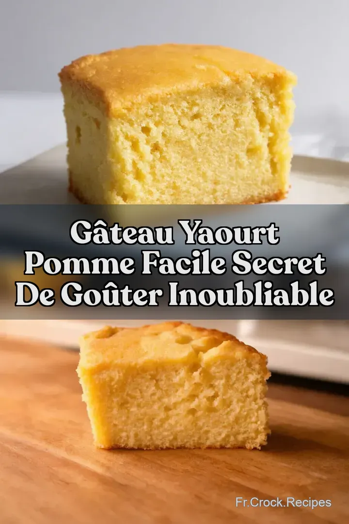 G&acirc;teau Yaourt Pomme Facile Secret de Go&ucirc;ter Inoubliable