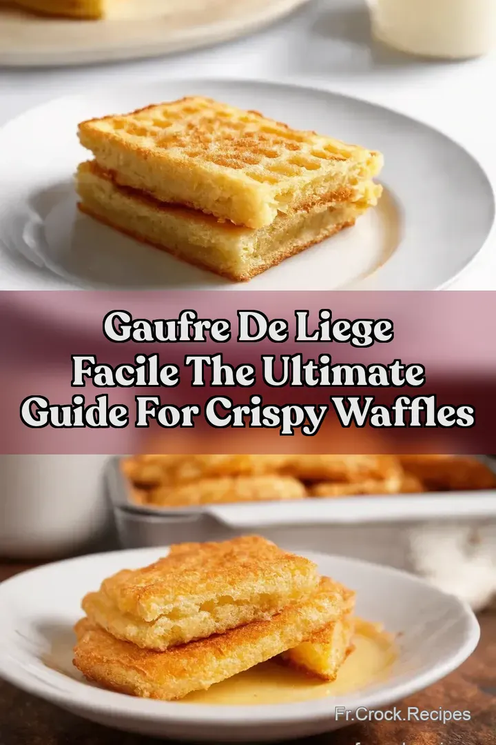 Gaufre de Liege Facile The Ultimate Guide For Crispy Waffles