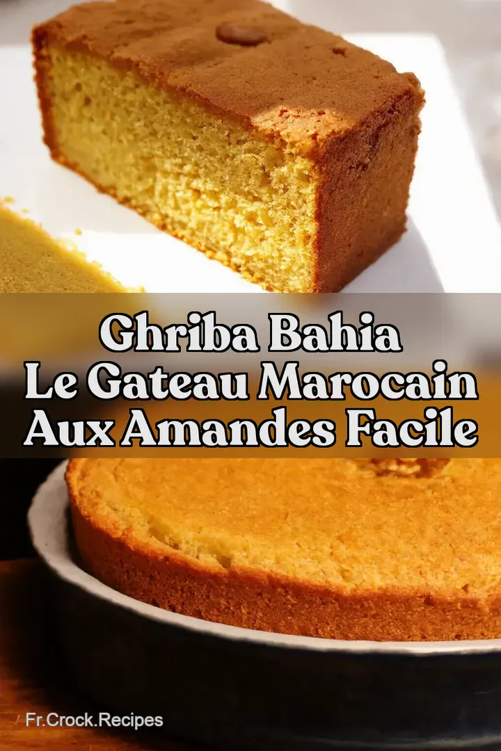 Ghriba Bahia Le Gateau Marocain aux Amandes Facile