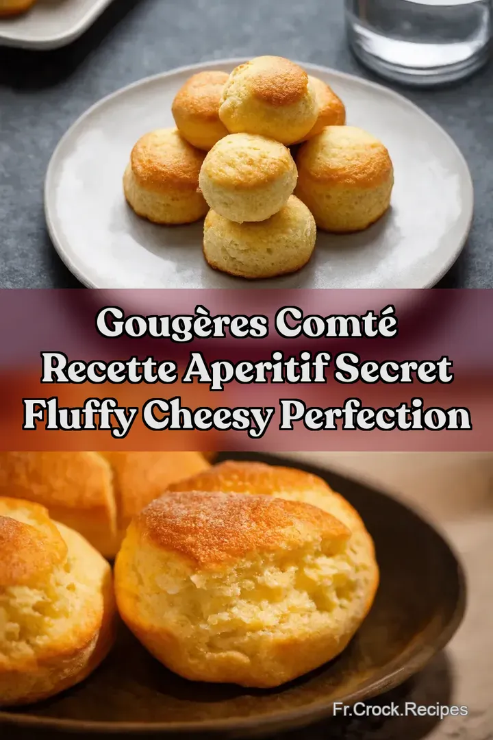 Goug&egrave;res Comt&eacute; recette aperitif Secret Fluffy Cheesy Perfection