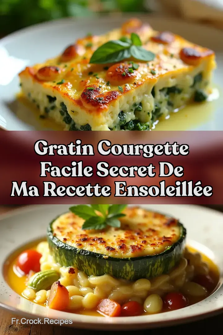 Gratin Courgette Facile Secret de ma Recette Ensoleill&eacute;e