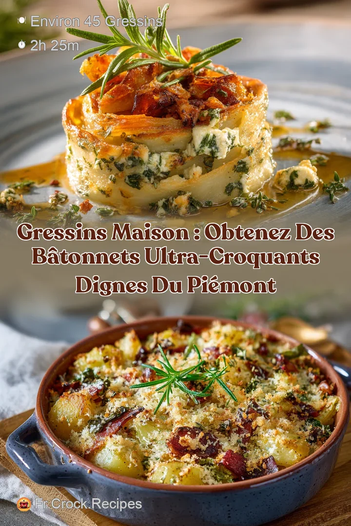 Gressins maison : Obtenez des b&acirc;tonnets ultra-croquants dignes du Pi&eacute;mont