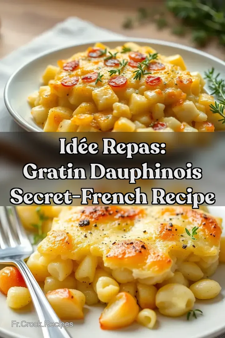 Id&eacute;e Repas: Gratin Dauphinois Secret-French Recipe