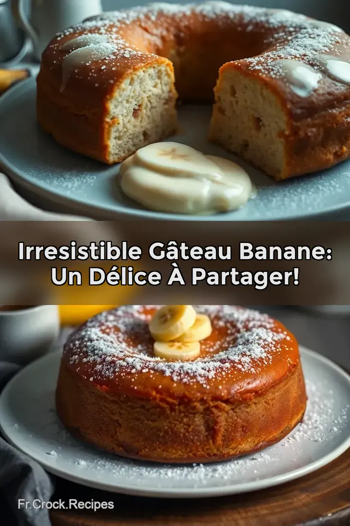 Irresistible G&acirc;teau Banane: Un D&eacute;lice &agrave; Partager!
