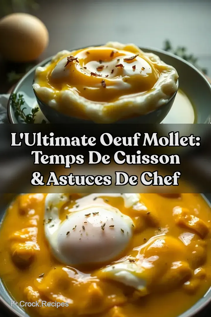L Ultimate Oeuf Mollet: Temps de Cuisson & Astuces de Chef