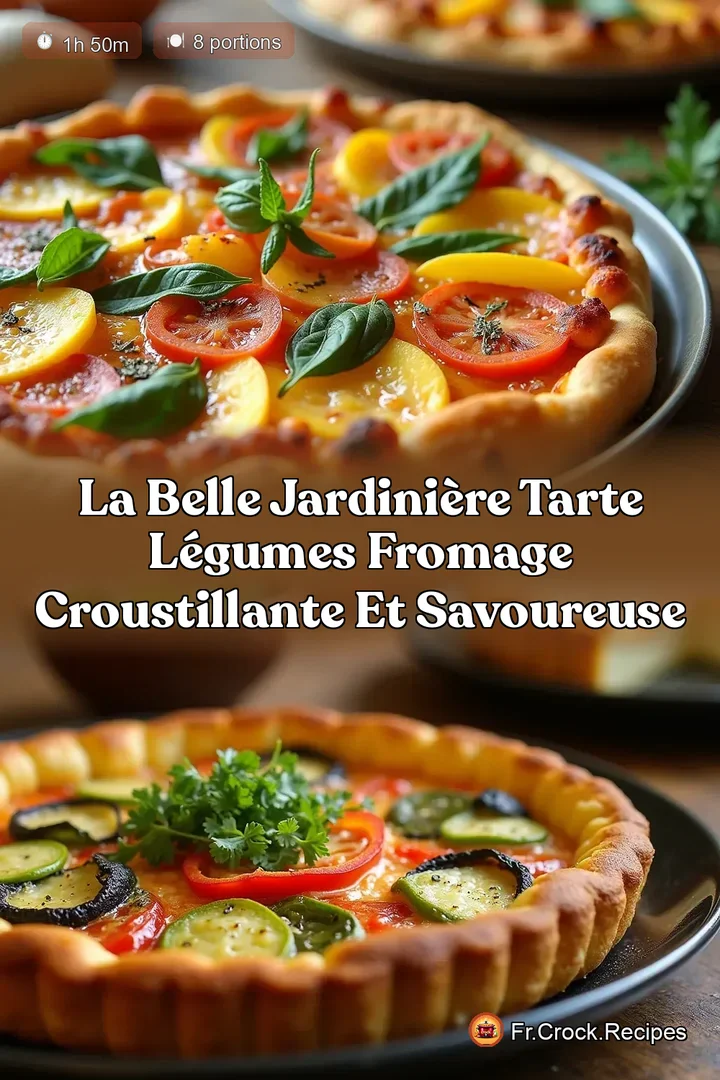 La Belle Jardini&egrave;re Tarte L&eacute;gumes Fromage Croustillante et Savoureuse