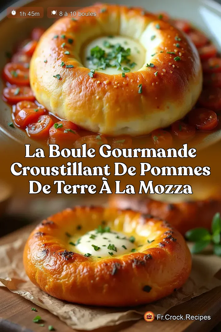 La Boule Gourmande Croustillant de Pommes de Terre &agrave; la Mozza
