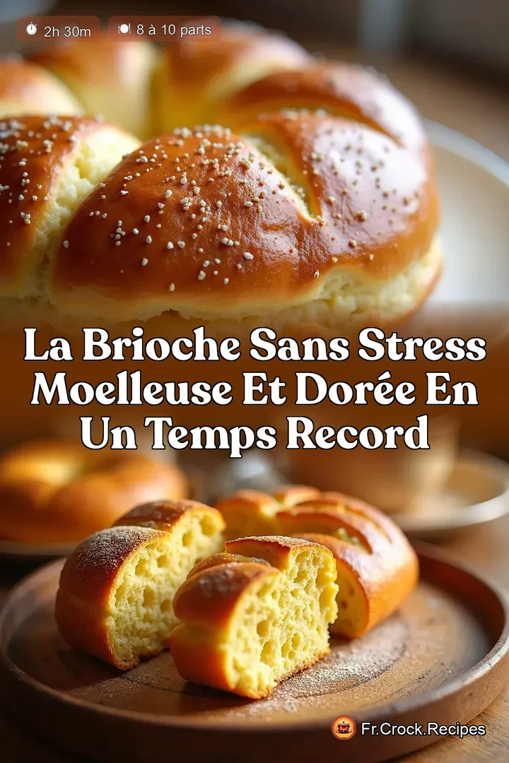 La Brioche Sans Stress Moelleuse et Dor&eacute;e en un Temps Record