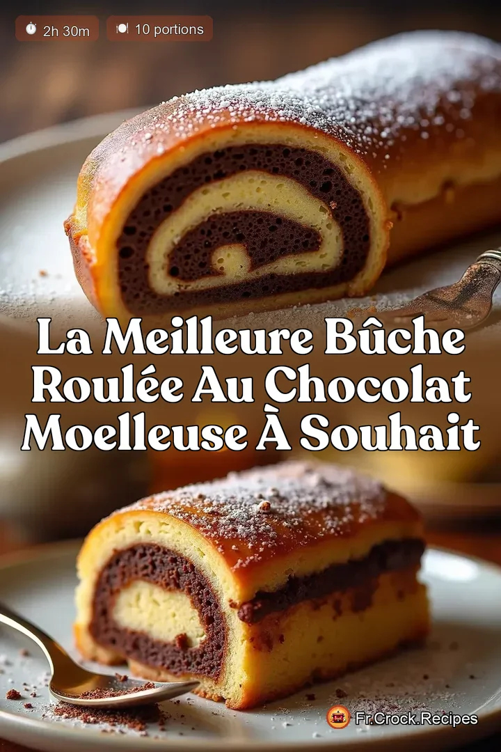 La Meilleure B&ucirc;che Roul&eacute;e au Chocolat Moelleuse &agrave; Souhait