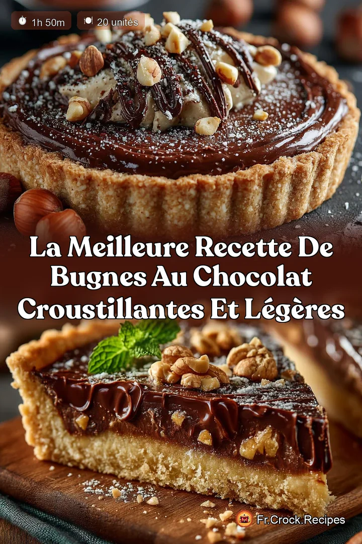 La Meilleure Recette de Bugnes au Chocolat Croustillantes et L&eacute;g&egrave;res