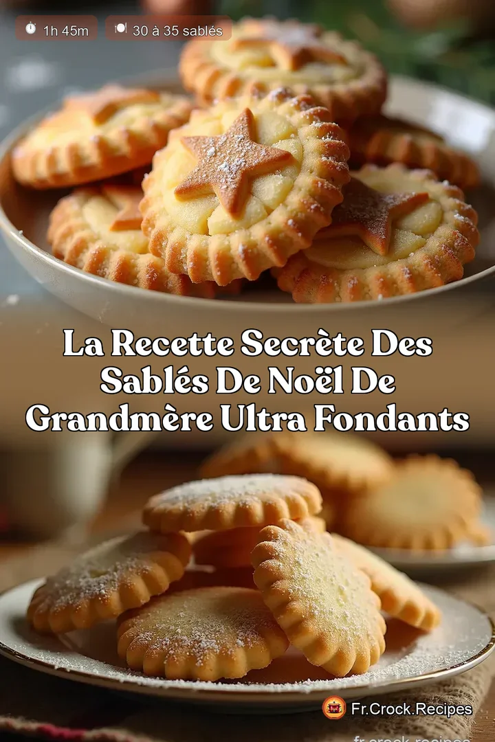 La Recette Secr&egrave;te des Sabl&eacute;s de No&euml;l de GrandM&egrave;re Ultra Fondants
