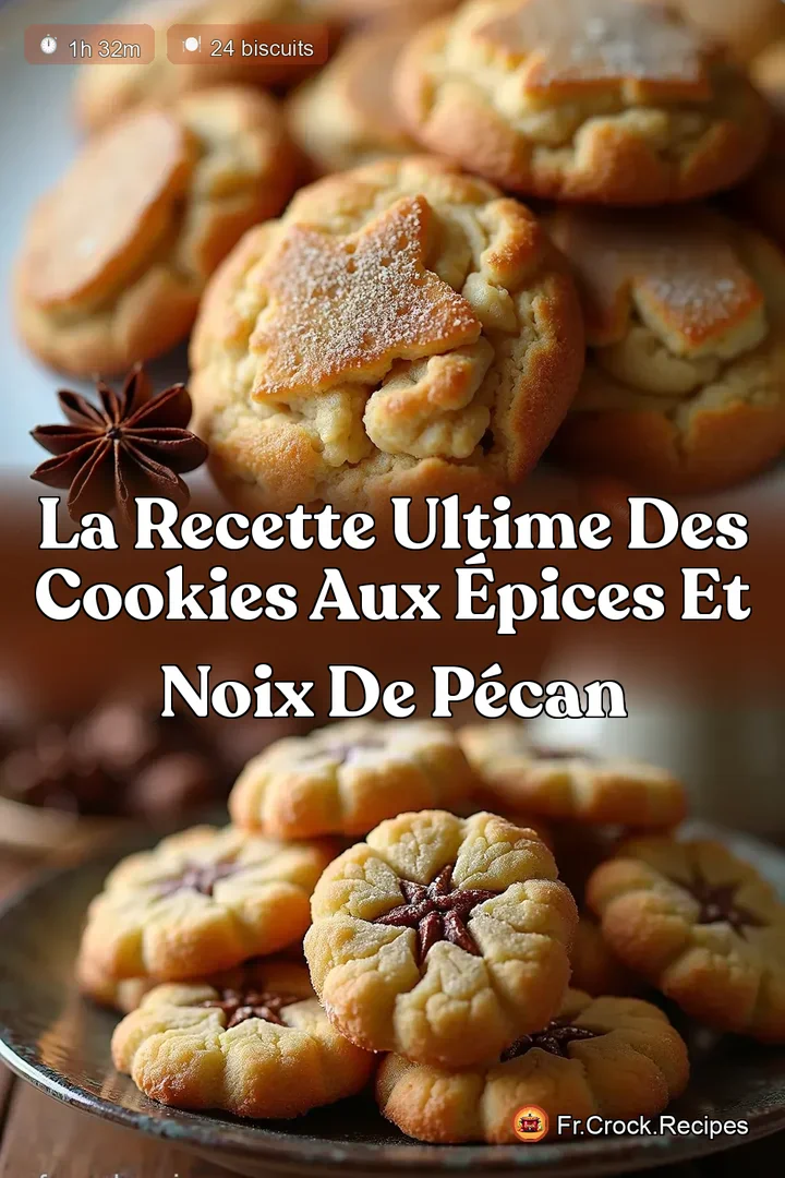 La Recette Ultime des Cookies aux &Eacute;pices et Noix de P&eacute;can