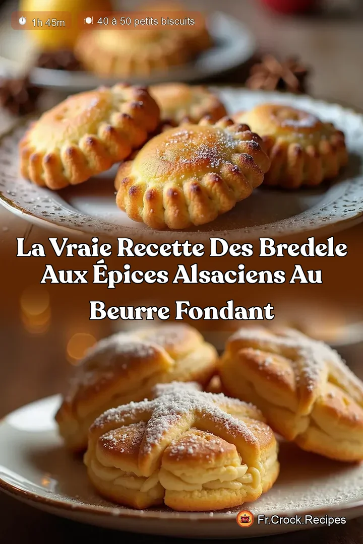La Vraie Recette des Bredele aux &Eacute;pices Alsaciens au Beurre Fondant