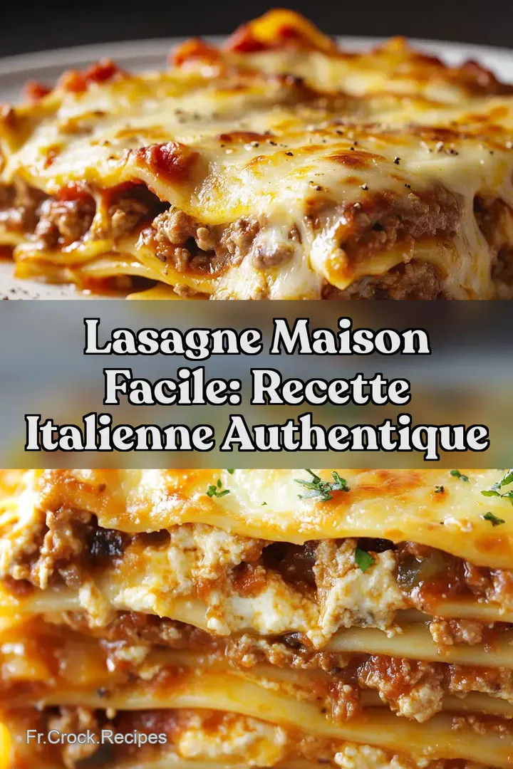 Lasagne Maison Facile: Recette Italienne Authentique