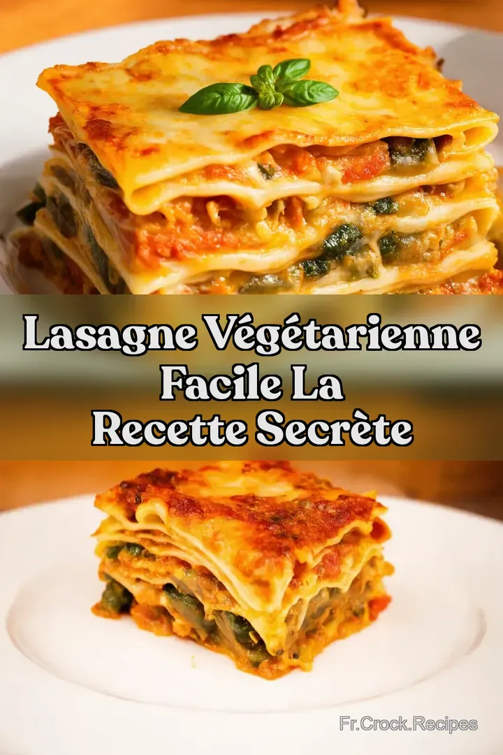 Lasagne V&eacute;g&eacute;tarienne Facile La Recette Secr&egrave;te