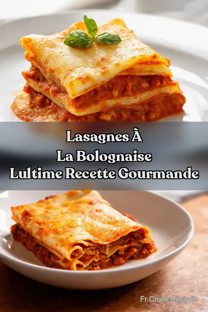 Lasagnes &agrave; la Bolognaise LUltime Recette Gourmande