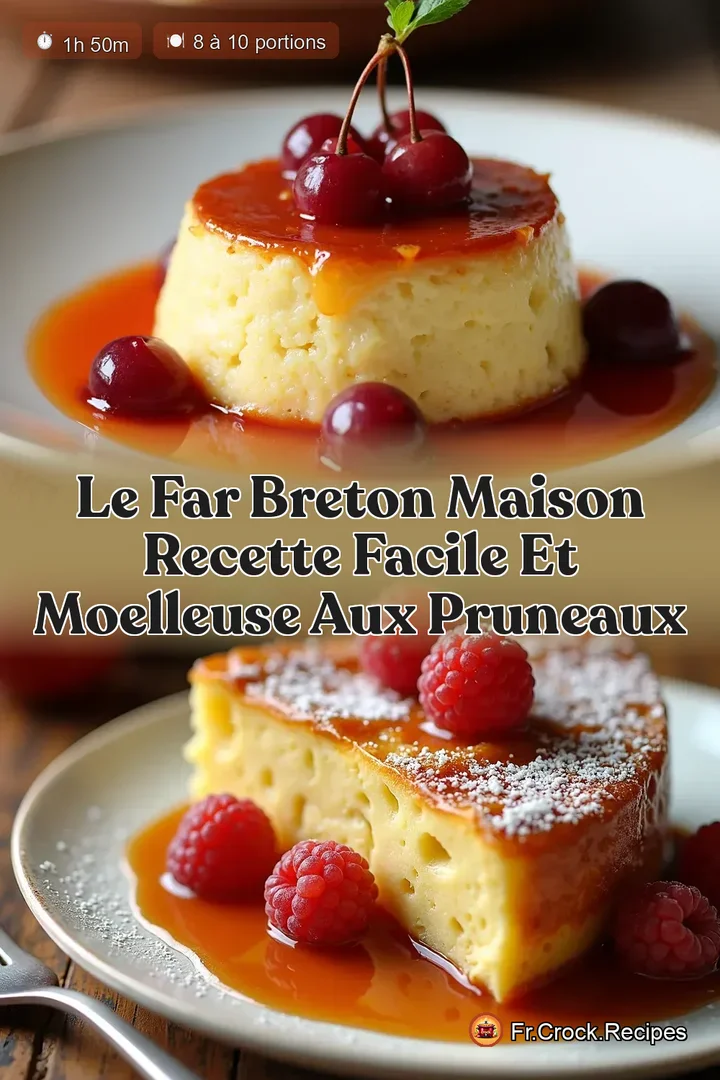 Le Far Breton Maison Recette Facile et Moelleuse aux Pruneaux