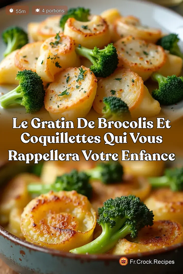 Le Gratin de Brocolis et Coquillettes qui vous rappellera votre enfance