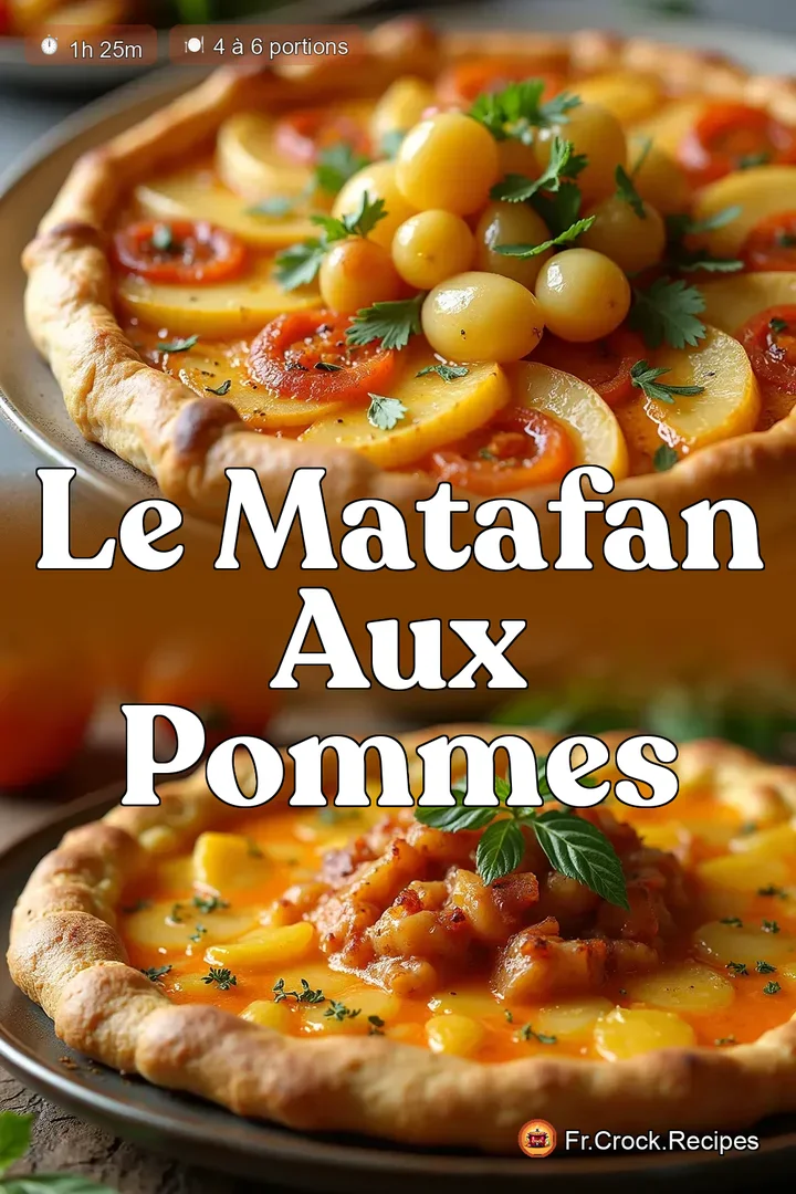 Matafan aux Pommes Rustique Recette Facile et Fondante de Grandm&egrave;re - fr.crock.recipes