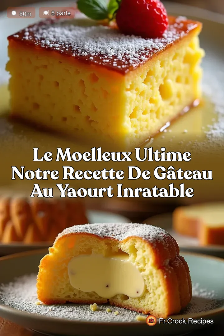 Le Moelleux Ultime Notre Recette de G&acirc;teau au Yaourt Inratable
