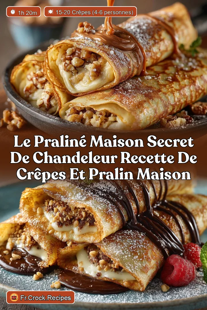 Le Pralin&eacute; Maison Secret de Chandeleur Recette de Cr&ecirc;pes et Pralin Maison