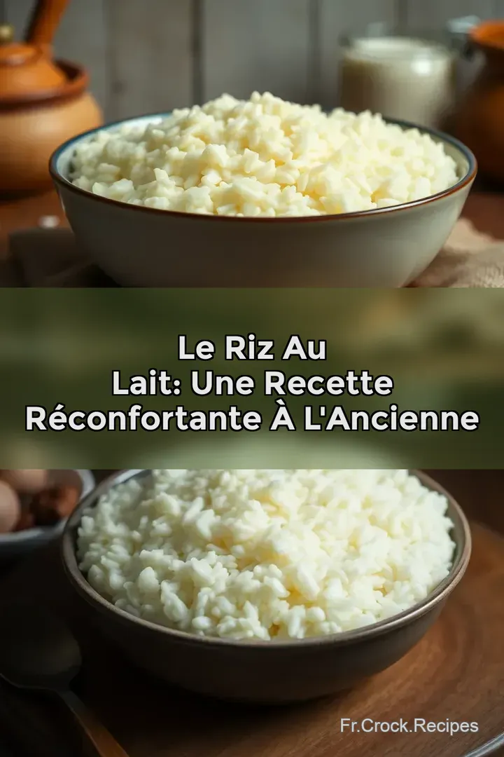 Le Riz au Lait: Une Recette R&eacute;confortante &agrave; l Ancienne