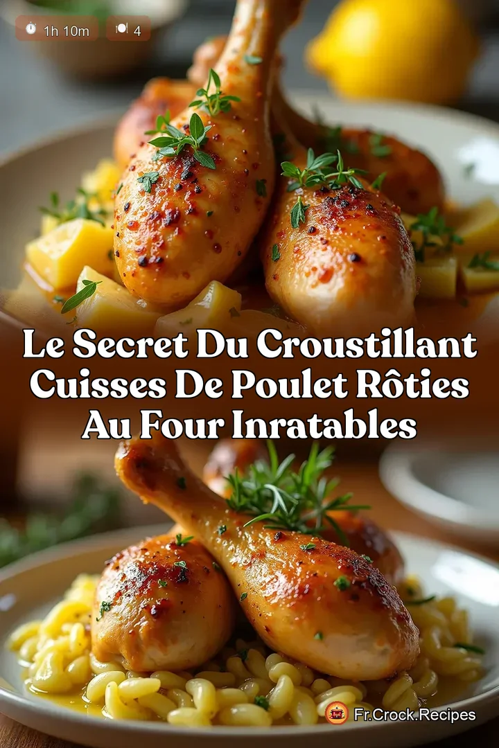 Le Secret du Croustillant Cuisses de Poulet R&ocirc;ties au Four Inratables