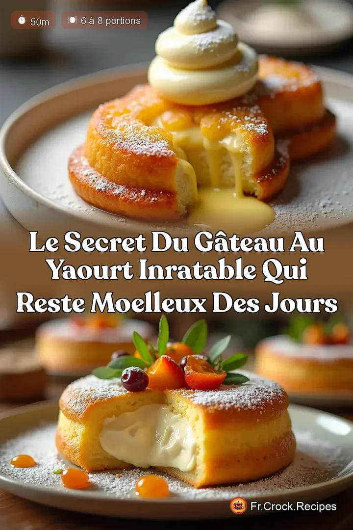 Le Secret du G&acirc;teau au Yaourt Inratable qui Reste Moelleux des Jours