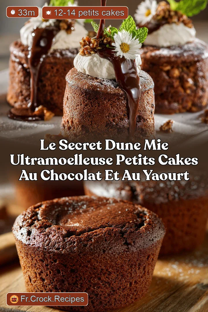 Le secret dune mie ultramoelleuse Petits Cakes au Chocolat et au Yaourt
