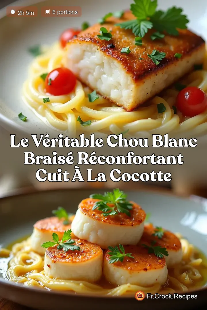 Le V&eacute;ritable Chou Blanc Brais&eacute; R&eacute;confortant Cuit &agrave; la Cocotte