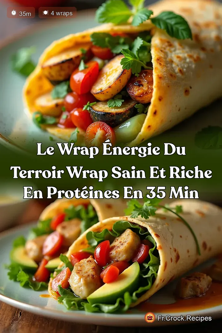 Le Wrap &Eacute;nergie du Terroir Wrap Sain et Riche en Prot&eacute;ines en 35 min