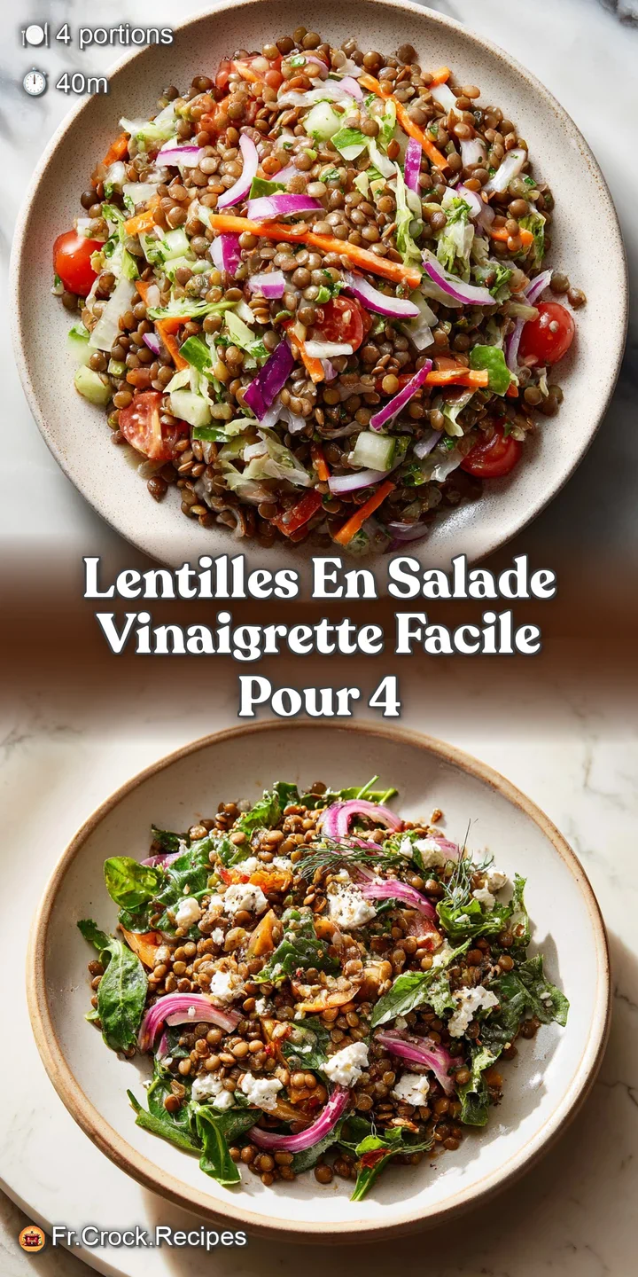 Close-up showcasing glistening lentils tossed with colorful vegetables and herbs. A bright, fresh, and appetizing vegetari...