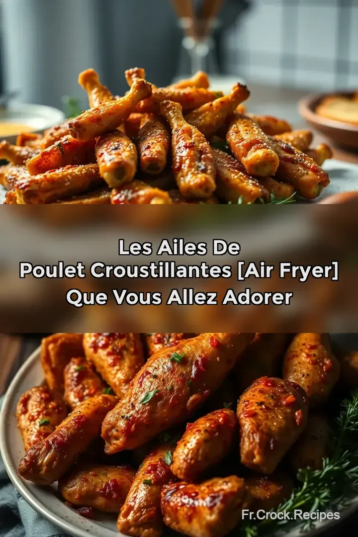 Les Ailes de Poulet Croustillantes [Air Fryer] que vous allez adorer