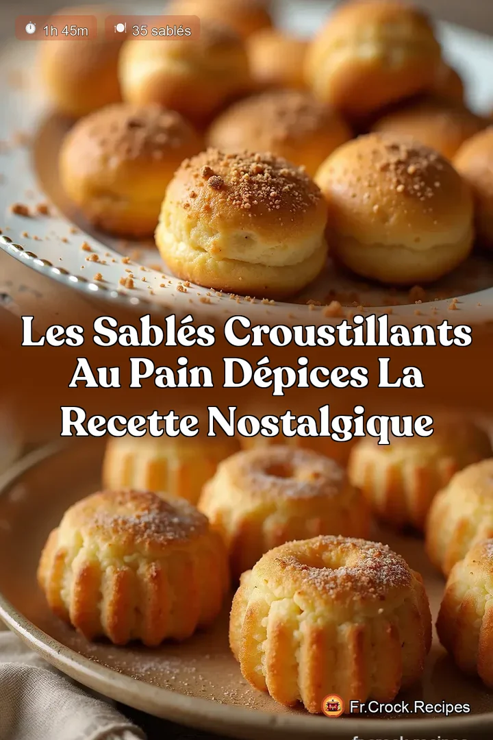 Les Sabl&eacute;s Croustillants au Pain d&Eacute;pices La Recette Nostalgique