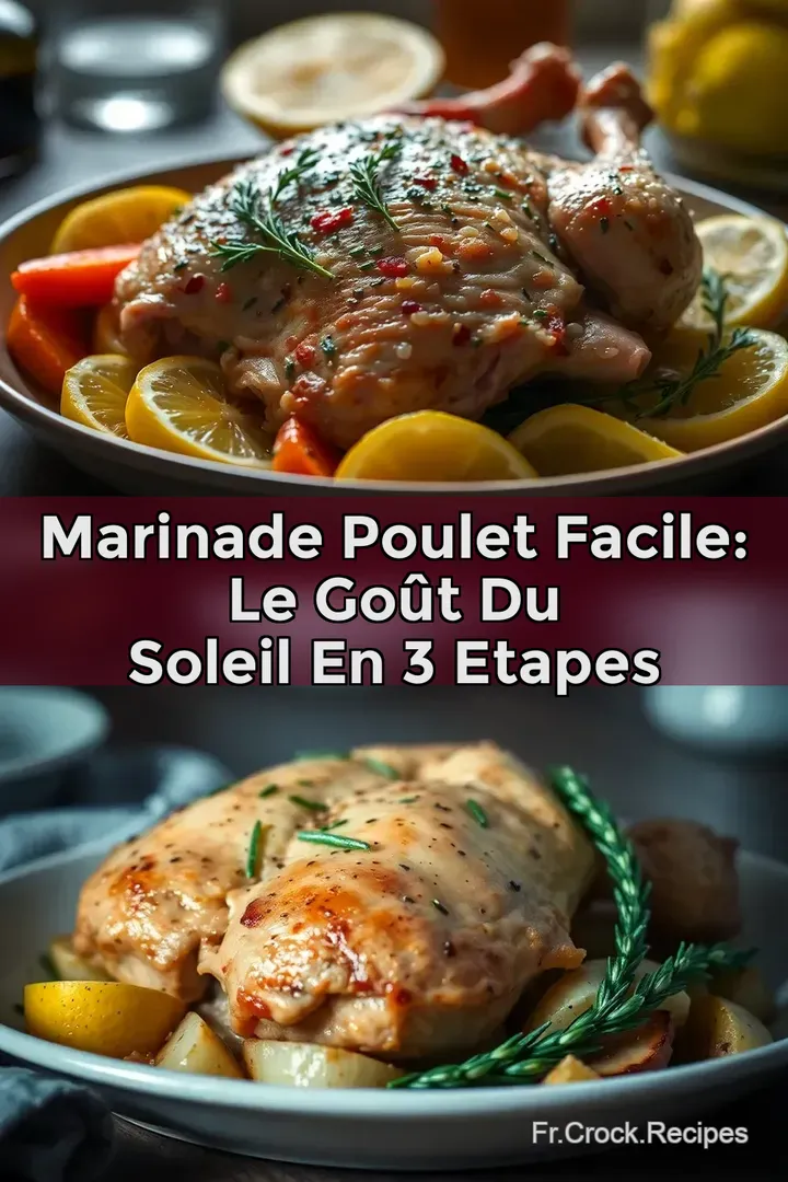 Marinade Poulet Facile: Le Go&ucirc;t du Soleil en 3 Etapes