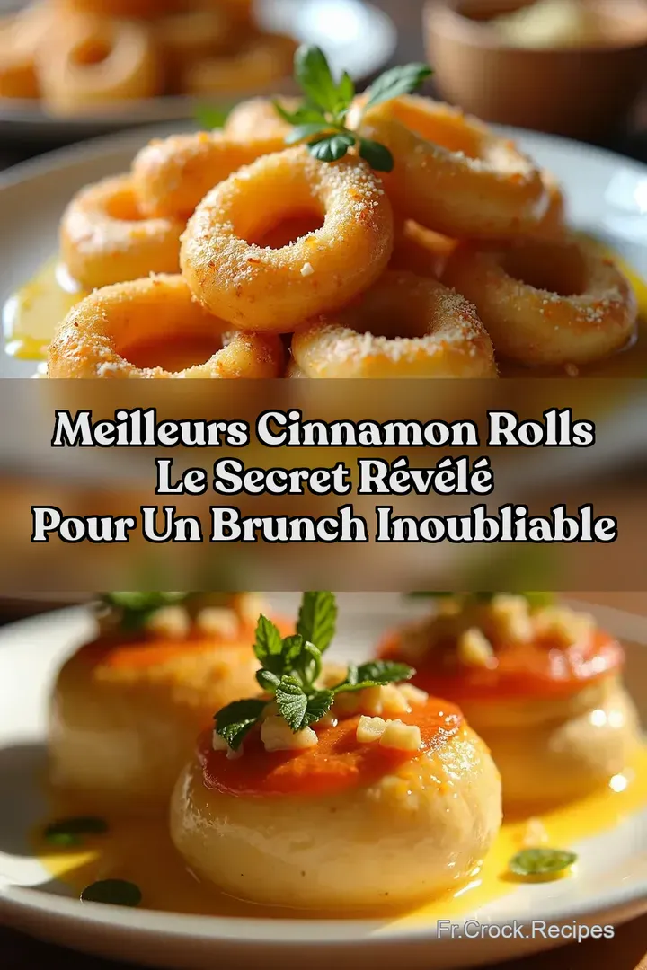 Meilleurs Cinnamon Rolls Le Secret R&eacute;v&eacute;l&eacute; pour un Brunch Inoubliable