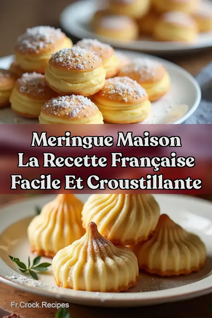 Meringue Maison La Recette Fran&ccedil;aise Facile et Croustillante