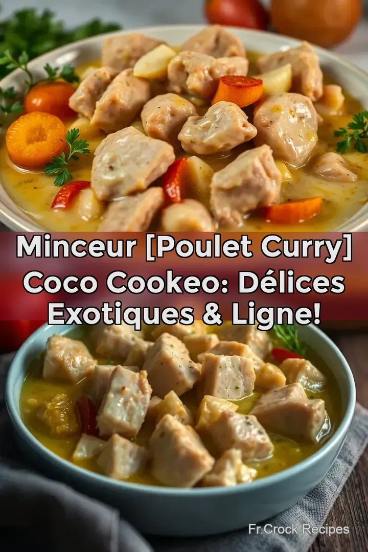 Minceur [Poulet Curry] Coco Cookeo: D&eacute;lices Exotiques & Ligne!