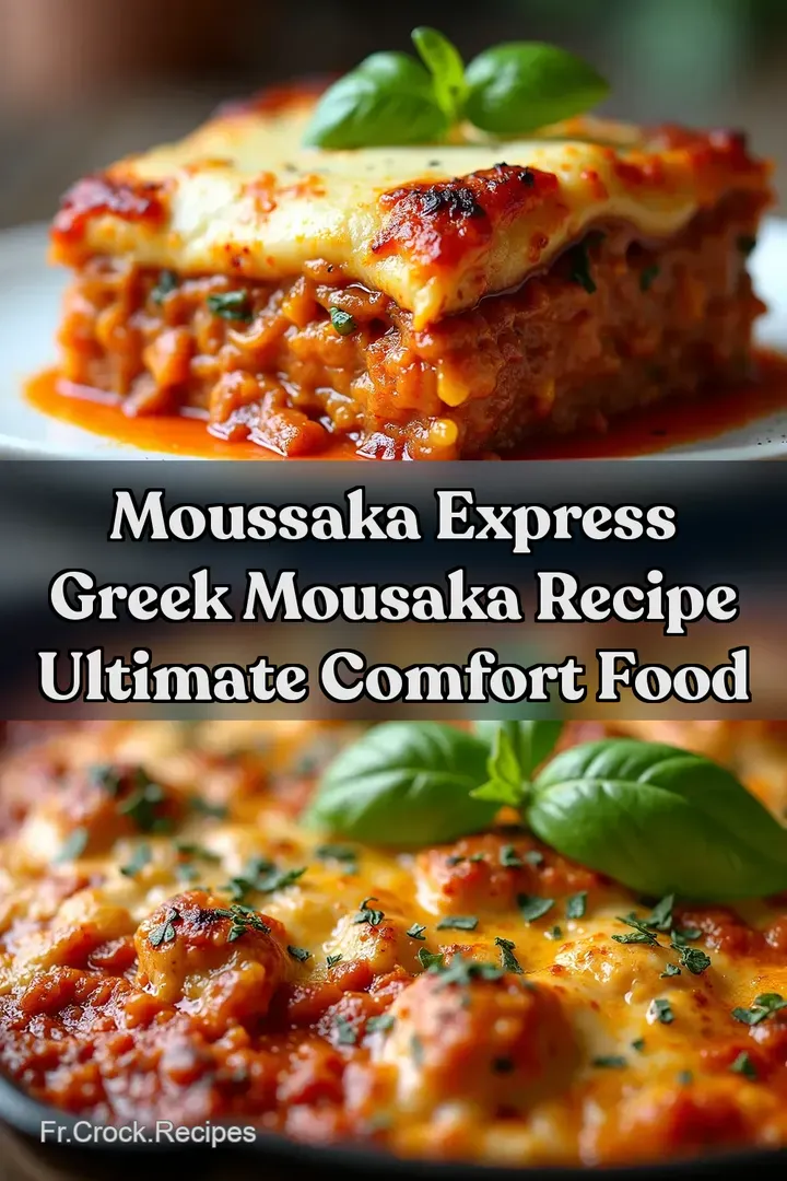 Moussaka Express Greek Mousaka Recipe Ultimate Comfort Food
