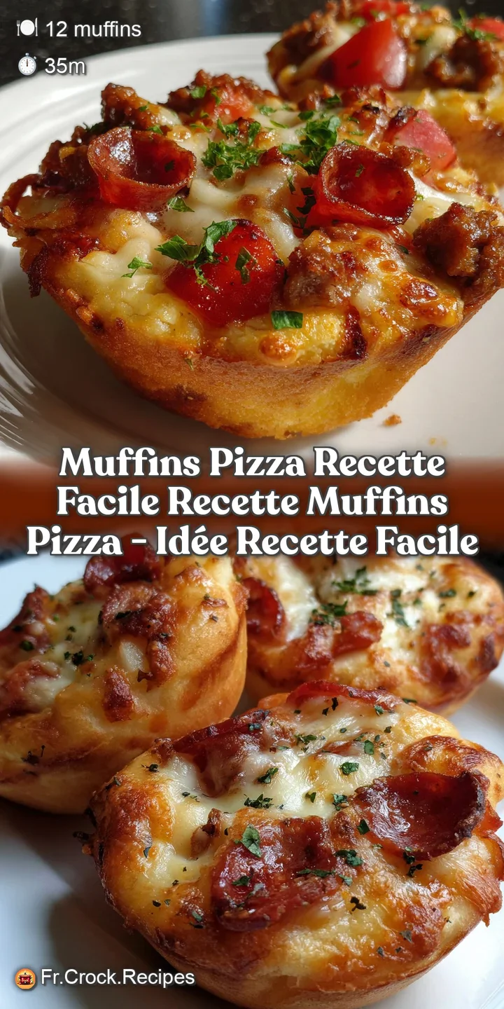 Muffins Pizza Recette Facile Recette Muffins Pizza - Id&eacute;e Recette Facile